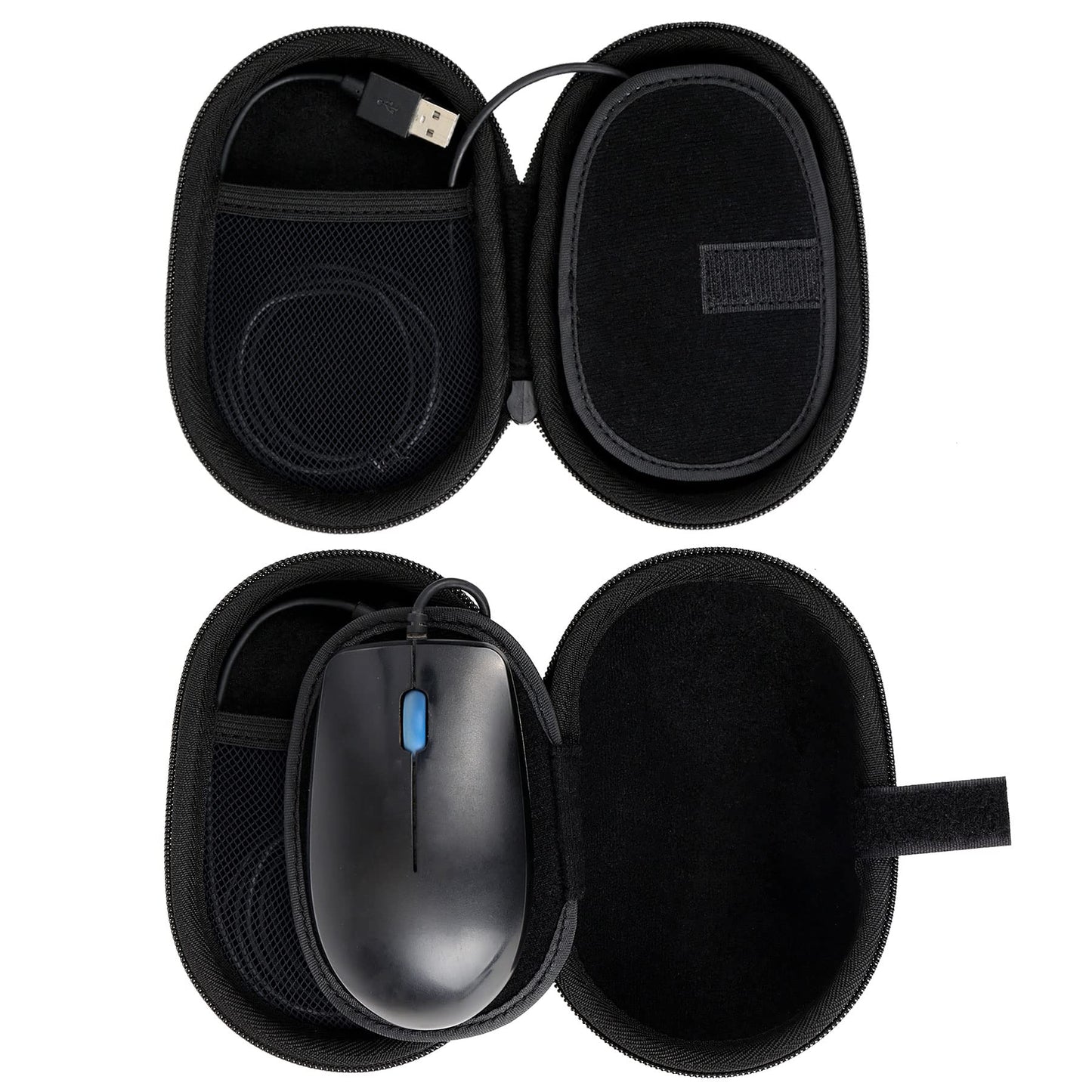 co2CREA Hard Case for Logitech G502 X Plus & G502 Hero - Black Gaming Mouse Protection