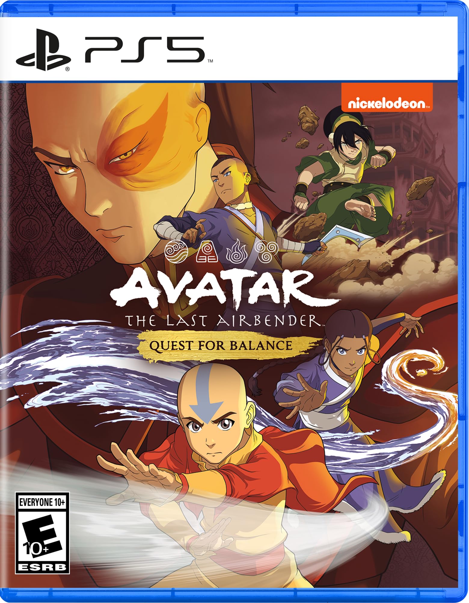 Game Mill Avatar The Last Airbender: The Quest for Balance - PS5 Game, Model GMML66023PS5