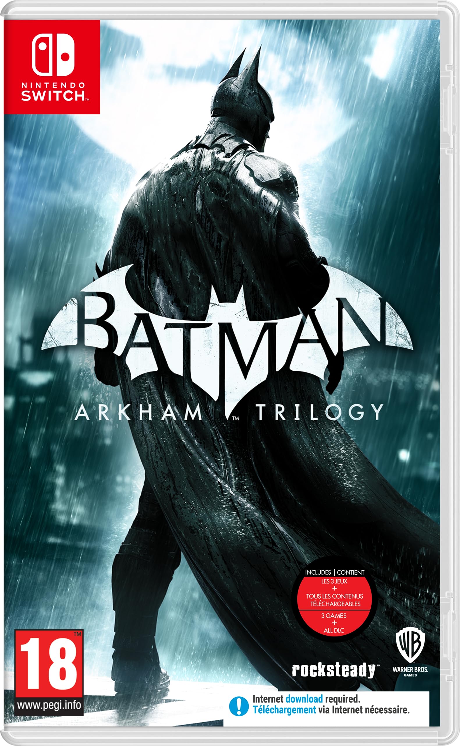 Batman: Arkham Trilogy - For Nintendo Switch (Non-US Version)