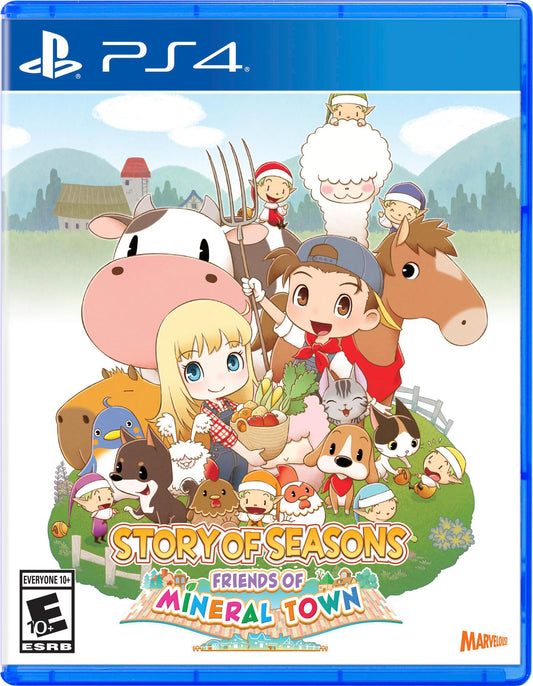 Xseed Games Story of Seasons: Friends of Mineral Town - PS4 Game, Model 82157-DOLL, Adventure Simulation