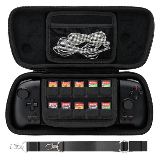 Aenllosi Hard Tpartyl Case for Hori Nintendo Switch Split Pad Pro Handheld Controller-Black(Only Case)