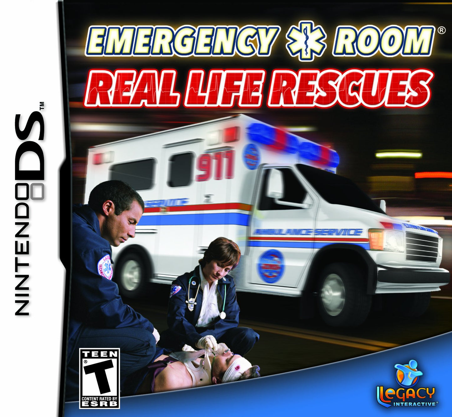 Legacy Interactive Emergency Room: Real Life Rescues - Nintendo DS Game (Model ERDS)