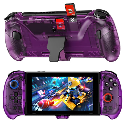 NexiGo Hall Effect Gripcon Joystick with Kickstand & HDMI Out, 4K/1080P, Purple, Model 2163 PUR Hall