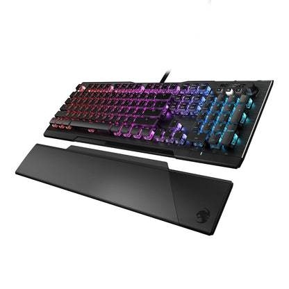 ROCCAT Vulcan 121 AIMO Full-size Gaming Keyboard - Linear Titan Switch, Per-key RGB Lighting, Anodized Aluminum, Black