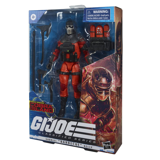 G.I. Joe Barbecue Gabriel Kelly Figure - Cobra Island - 6 inches - Red - Model 5010993862740