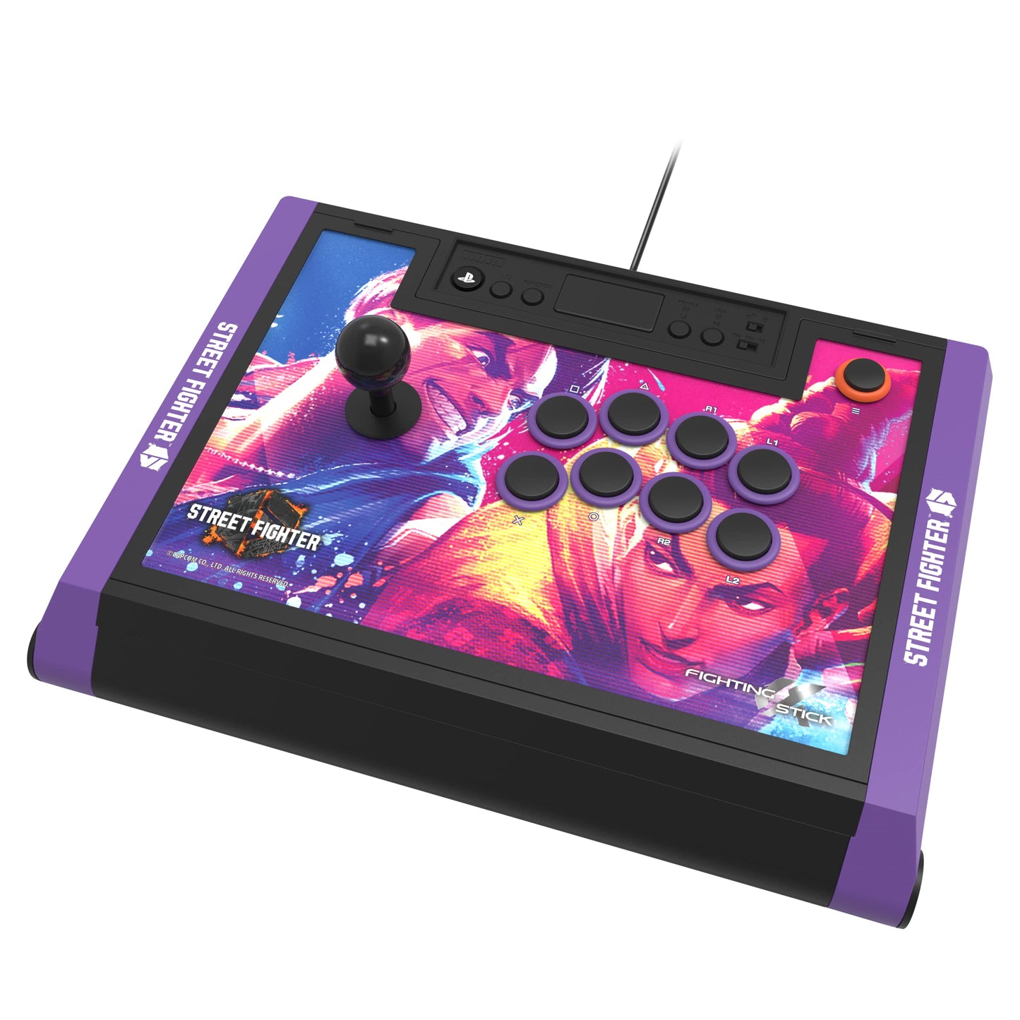 HORI PlayStation 5 Fighting Stick Alpha (Street Fighter 6 Edition) - Tournament Grade Fightstick for PS5  PS4  PC - Officially Licensed by Sony