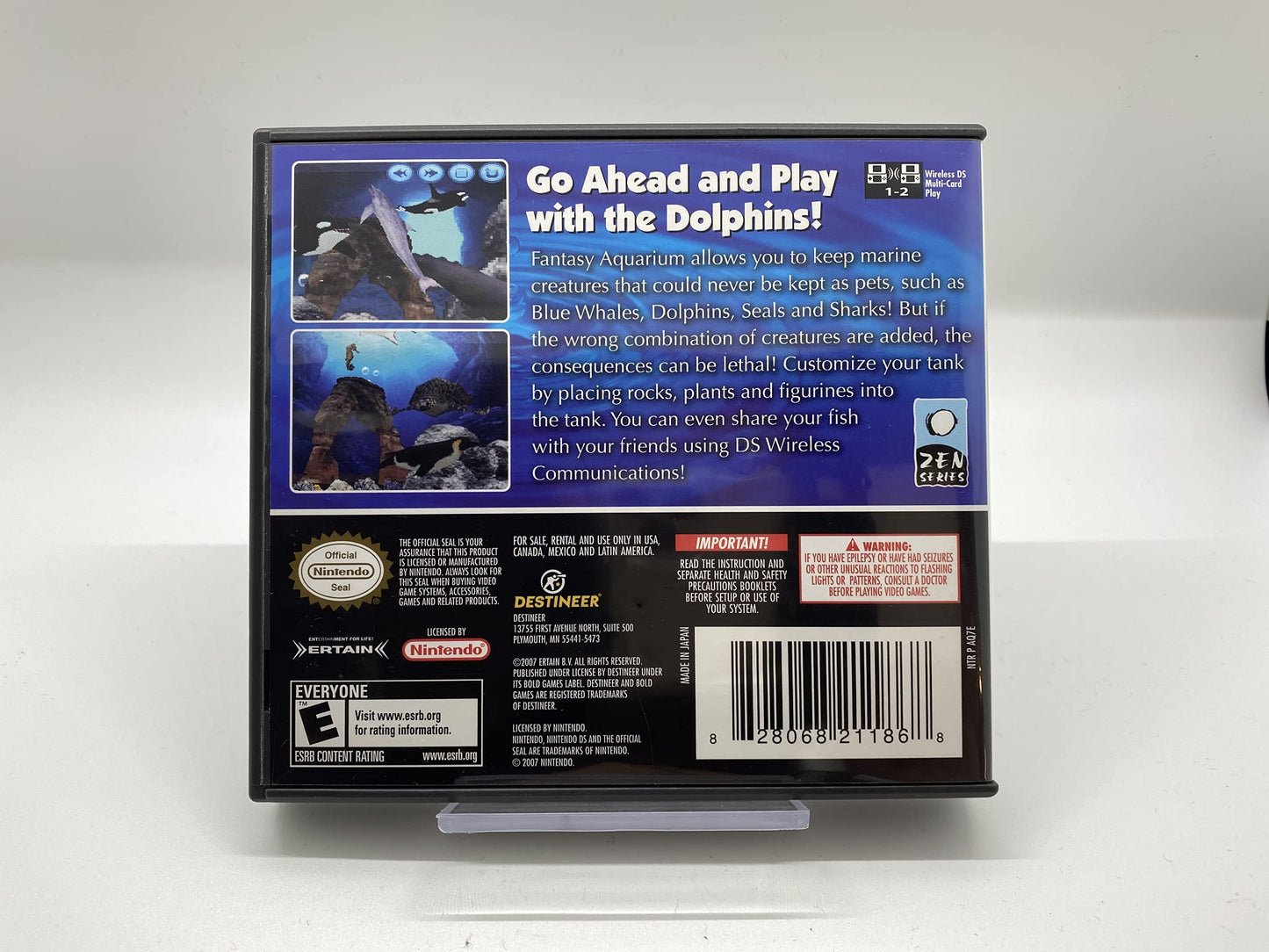 Destineer Fantasy Aquarium Game for Nintendo DS - Engaging Underwater Adventure