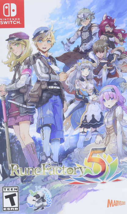 XSEED Games Rune Factory 5 for Nintendo Switch - Model 82260 - RPG Adventure Game