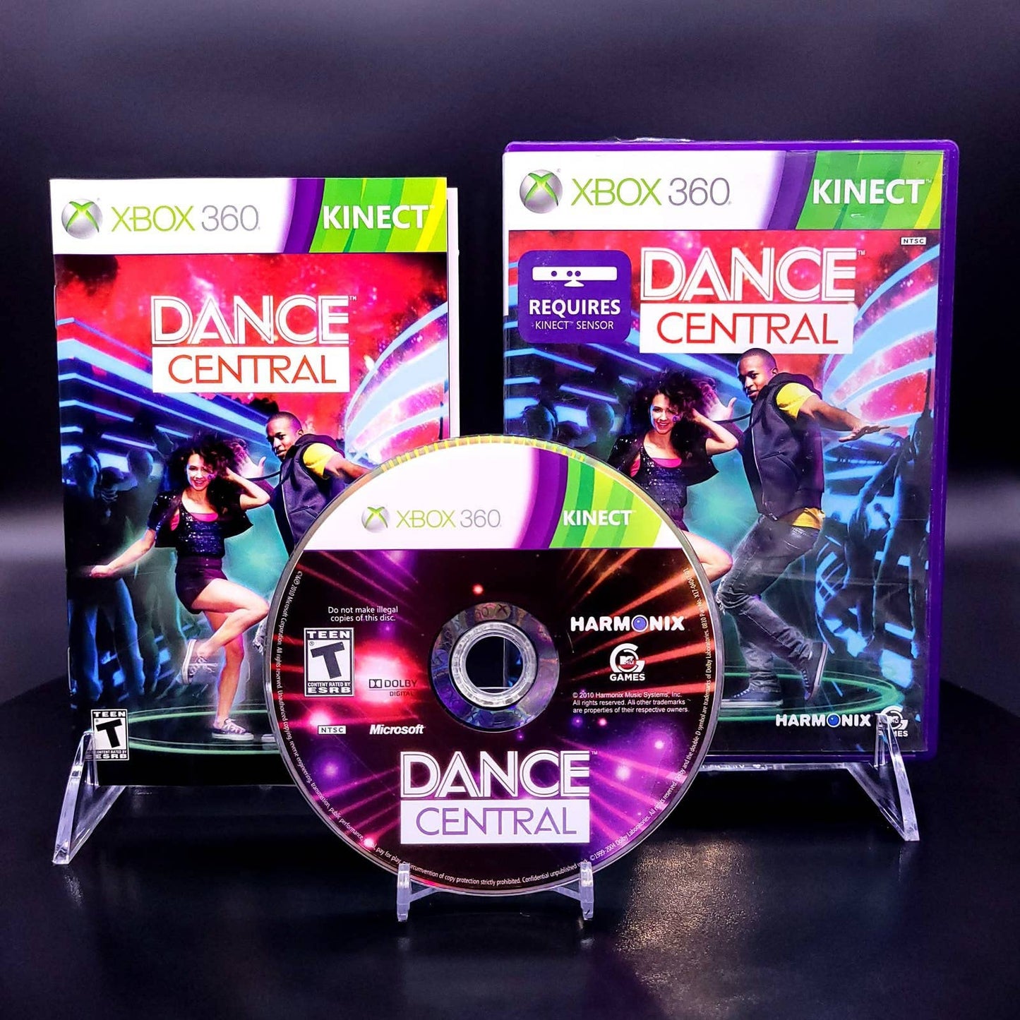 Microsoft Dance Central Game for Xbox 360 - Medium Size - Red - Model 885370283174