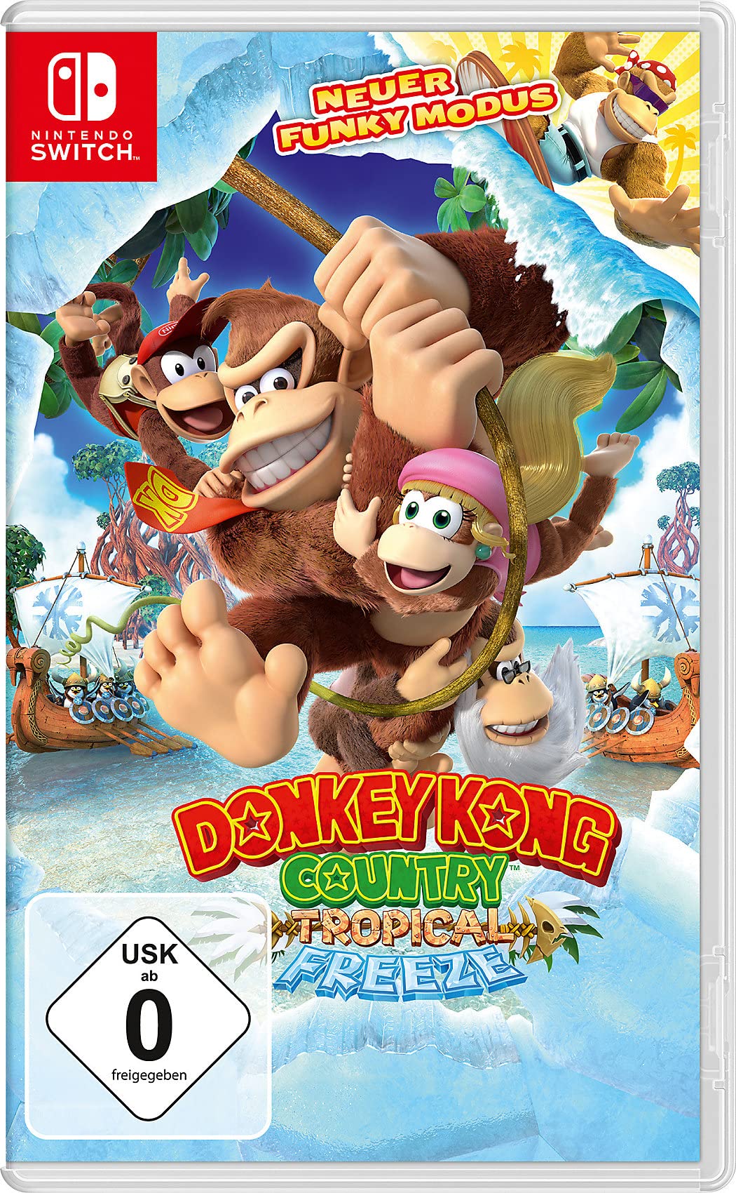 Nintendo Donkey Kong Country Tropical Freeze - Nintendo Switch Game, Model 296397