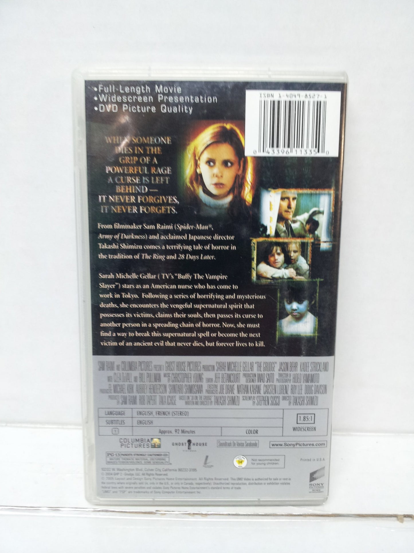 Sony Pictures The Grudge - Horror Movie DVD