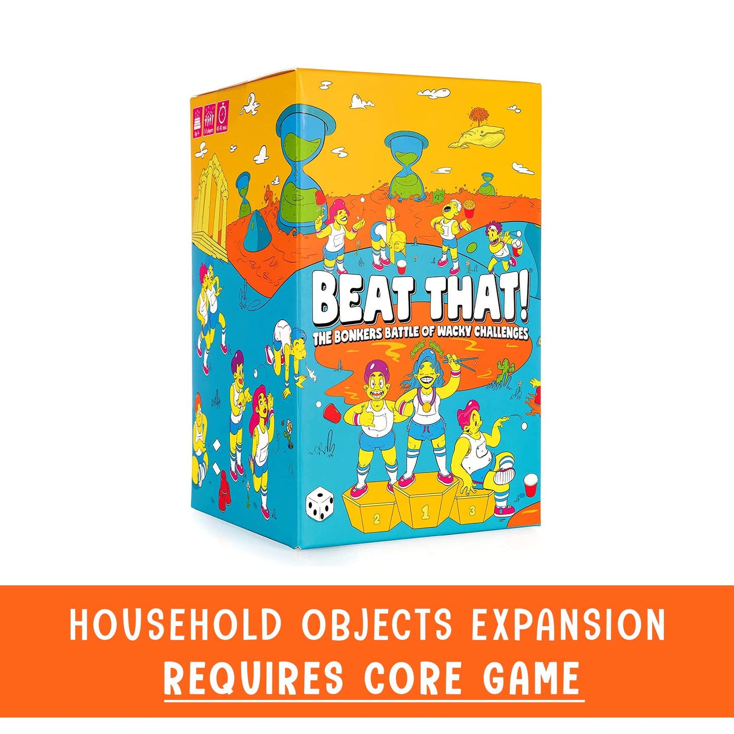 Gutter Games Beat That Household Objects Expansion - Family Party Game for Kids and Adults, 26 cm x 20.5 cm x 8 cm, Multicolor