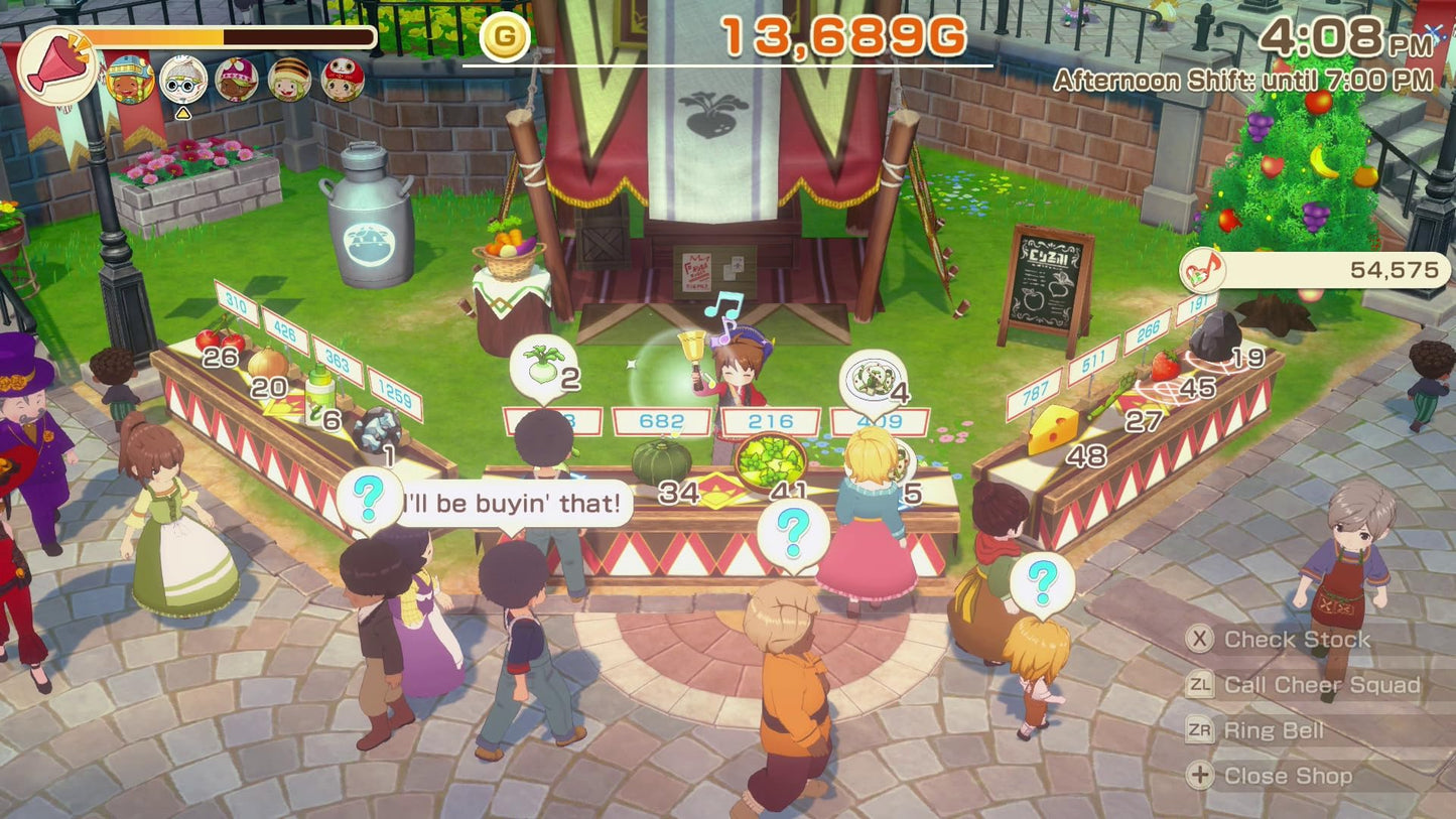 Xseed Games Story of Seasons Grand Bazaar Standard Edition for Nintendo Switch, Model 82526