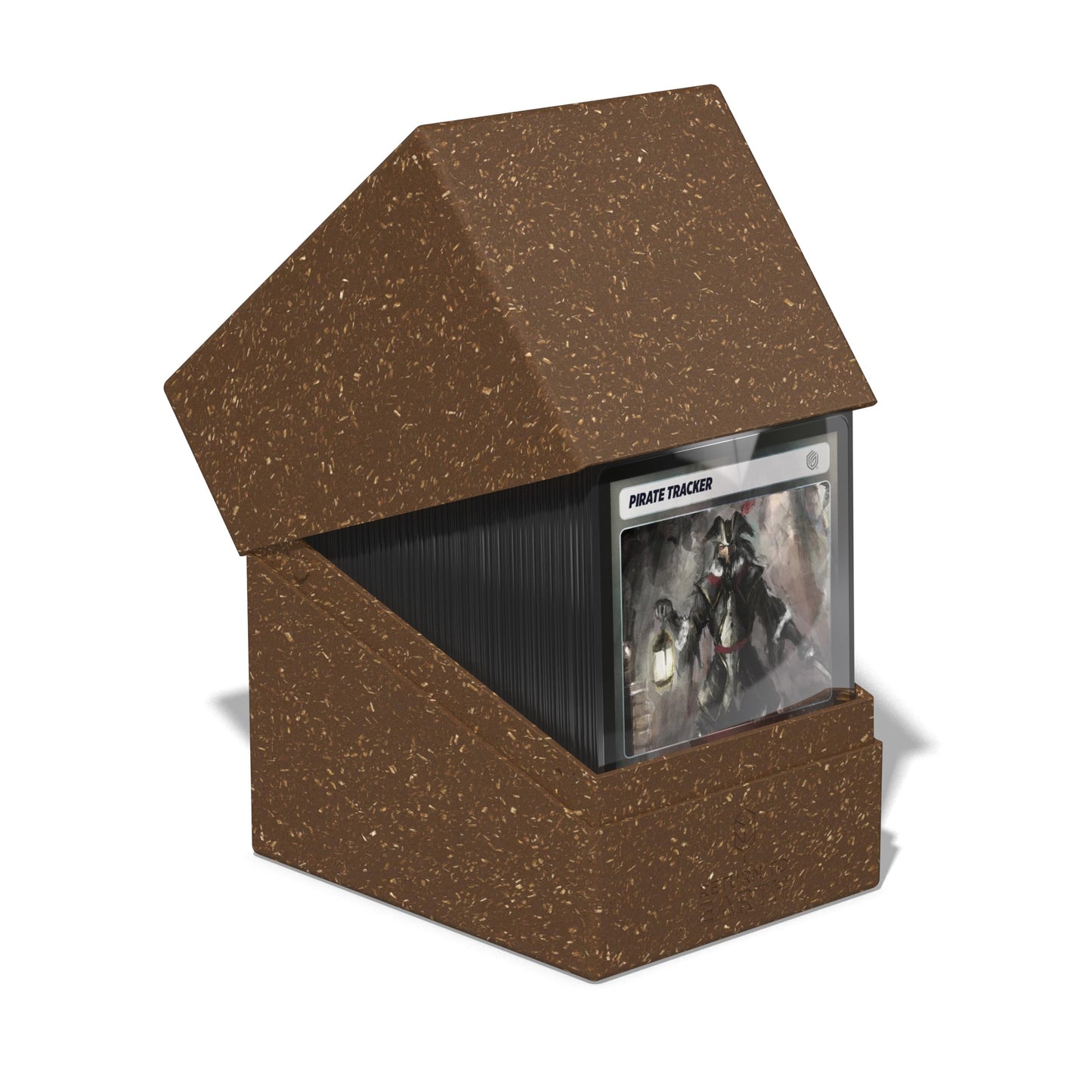 Ultimate Guard RTE Boulder 133+ Deck Case for TCG Cards, Brown, Durable Storage, Model UGD-011355-010-00, 87% Renewable, Made in Germany