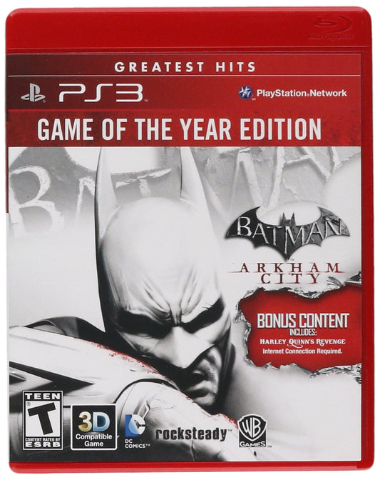 Warner Home Video Batman: Arkham City - Game of the Year Edition, 1 Pack, Restricted Distribution