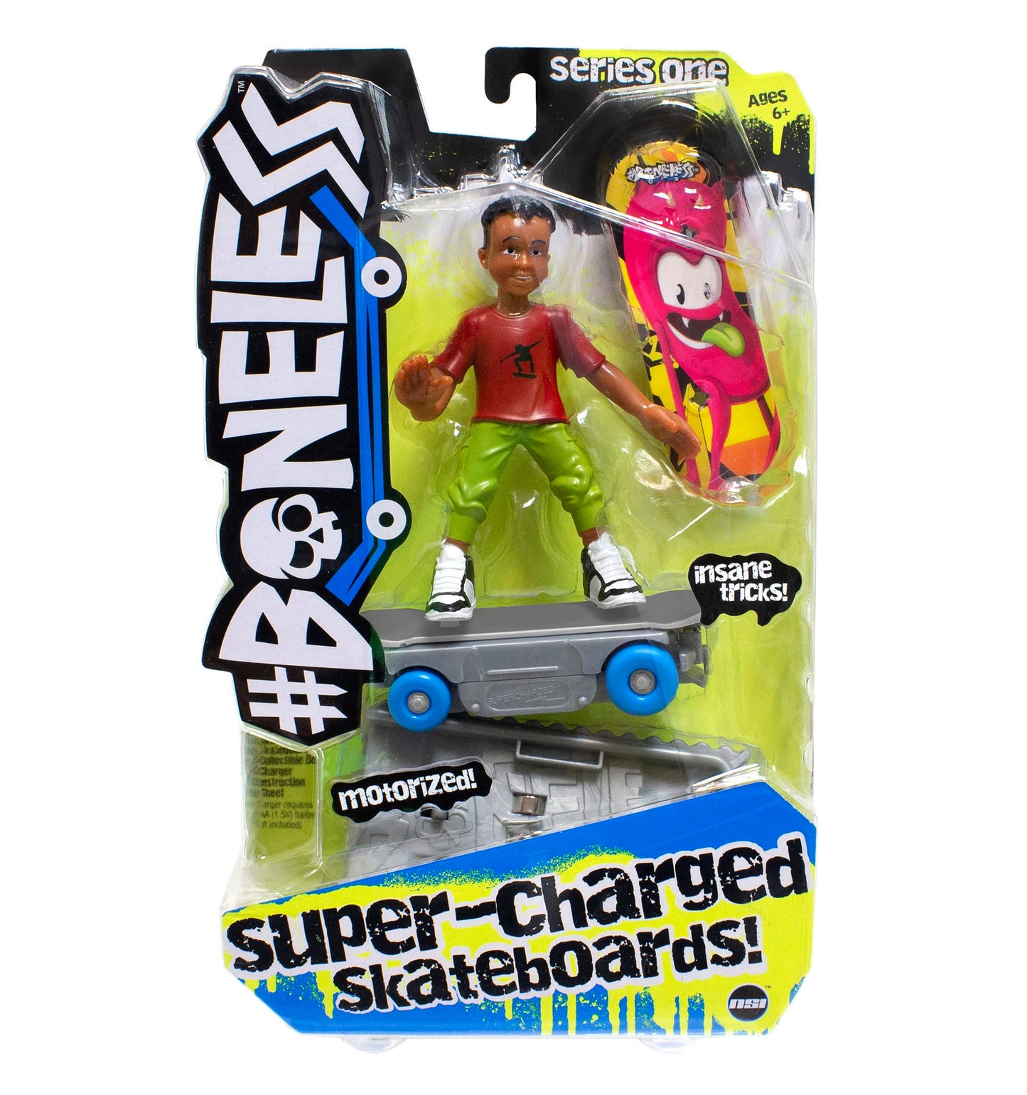 NSI Boneless Super-Charged Skateboard - Small, Model 66913, Various Colors