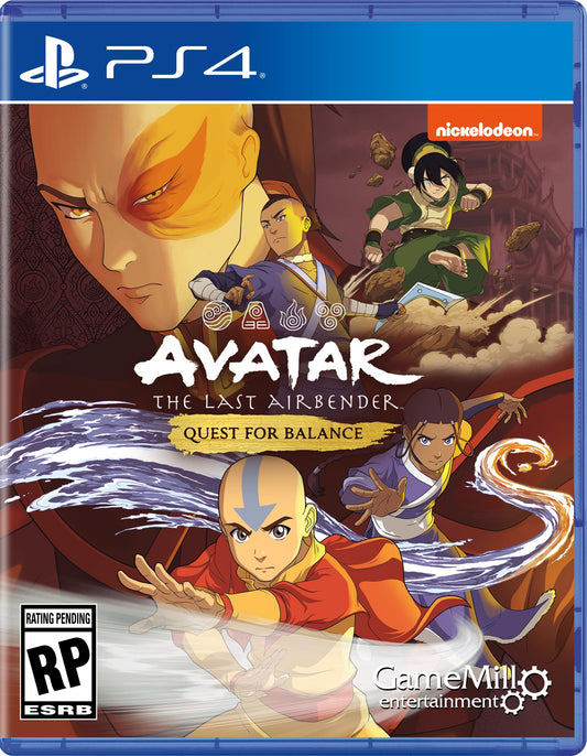 Game Mill Avatar The Last Airbender: The Quest for Balance - PS4 Game, Model GMML66022PS4