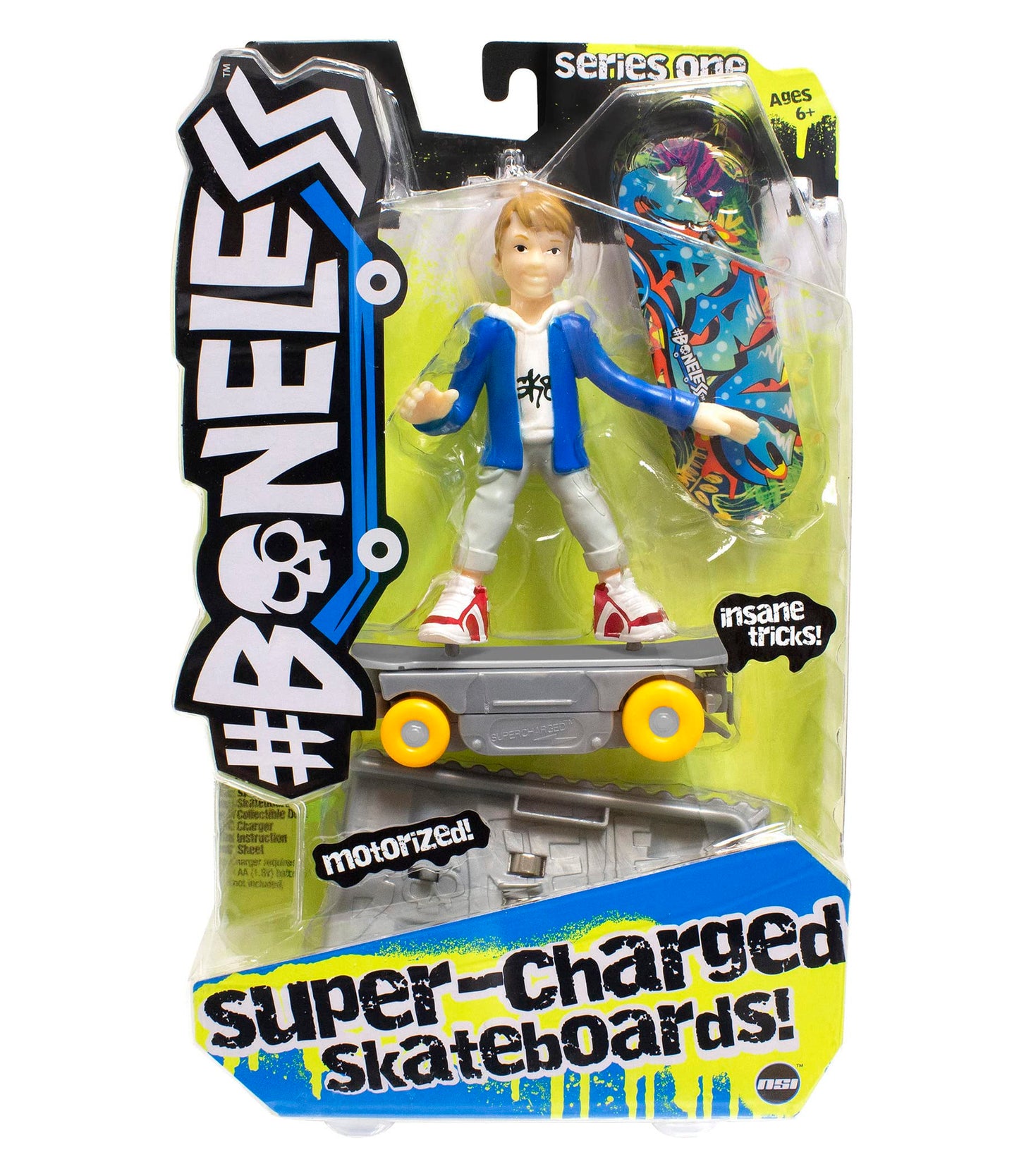 NSI #Boneless Super-Charged Skateboards - Ryan  Various  Small (66911)