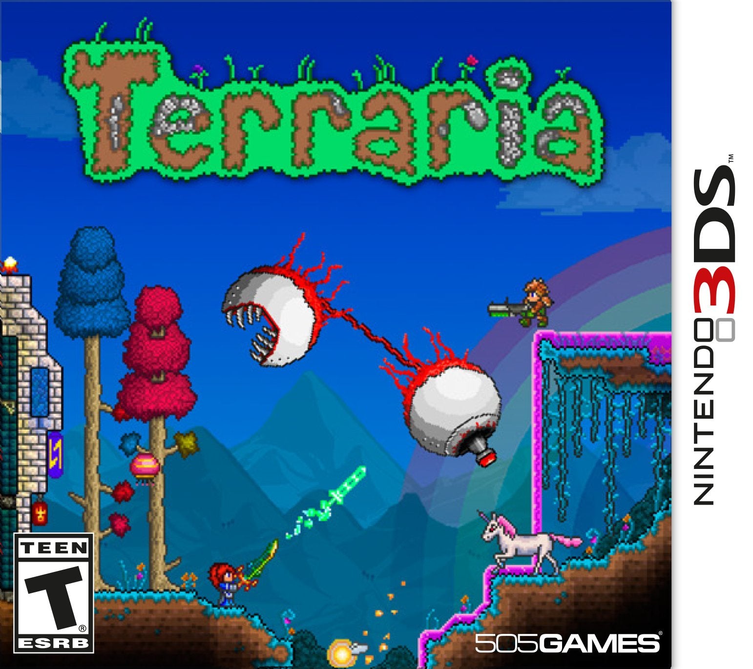 505 Games Terraria for Nintendo 3DS - Model 71501855 - Adventure Game