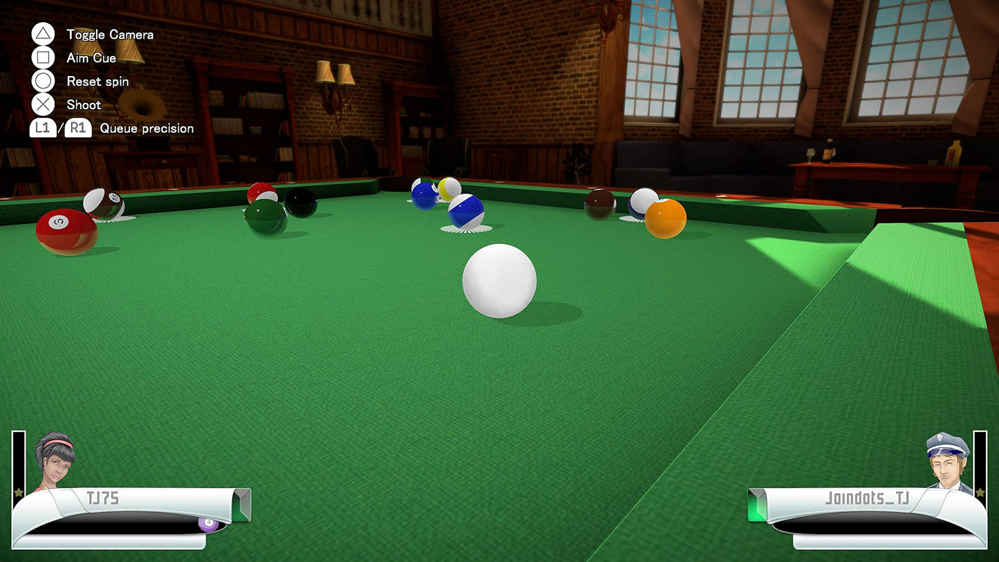 Meridiem Games 3D Billiards: Pool & Snooker for PS5 - Model MINA21.UK.24ST