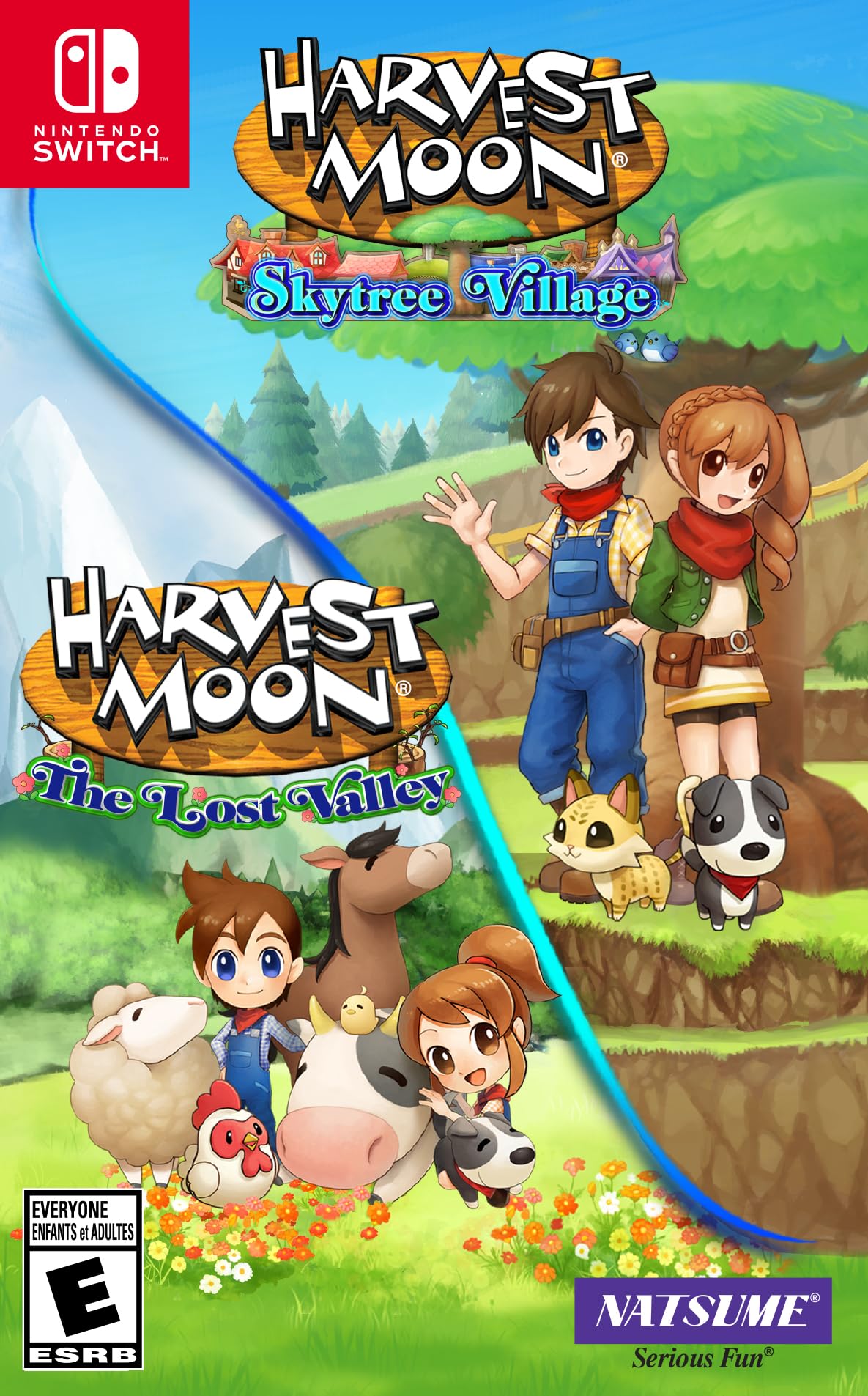Natsume Harvest Moon: The Lost Valley & Skytree Village for Nintendo Switch - Model 0719593180128