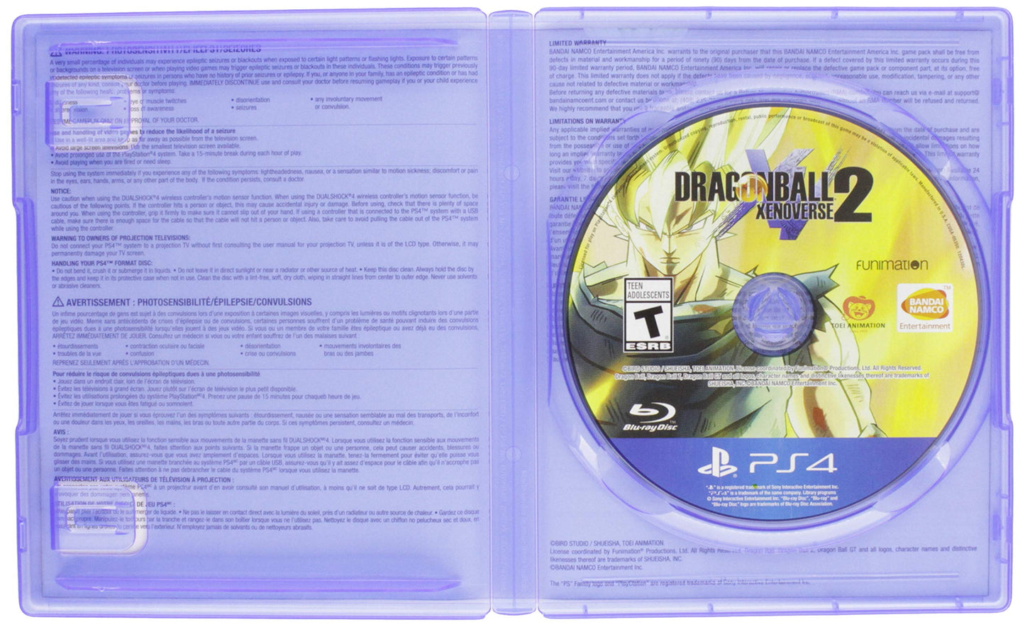 Bandai Namco Dragon Ball Xenoverse 2 - PS4 Standard Edition, Model 12043