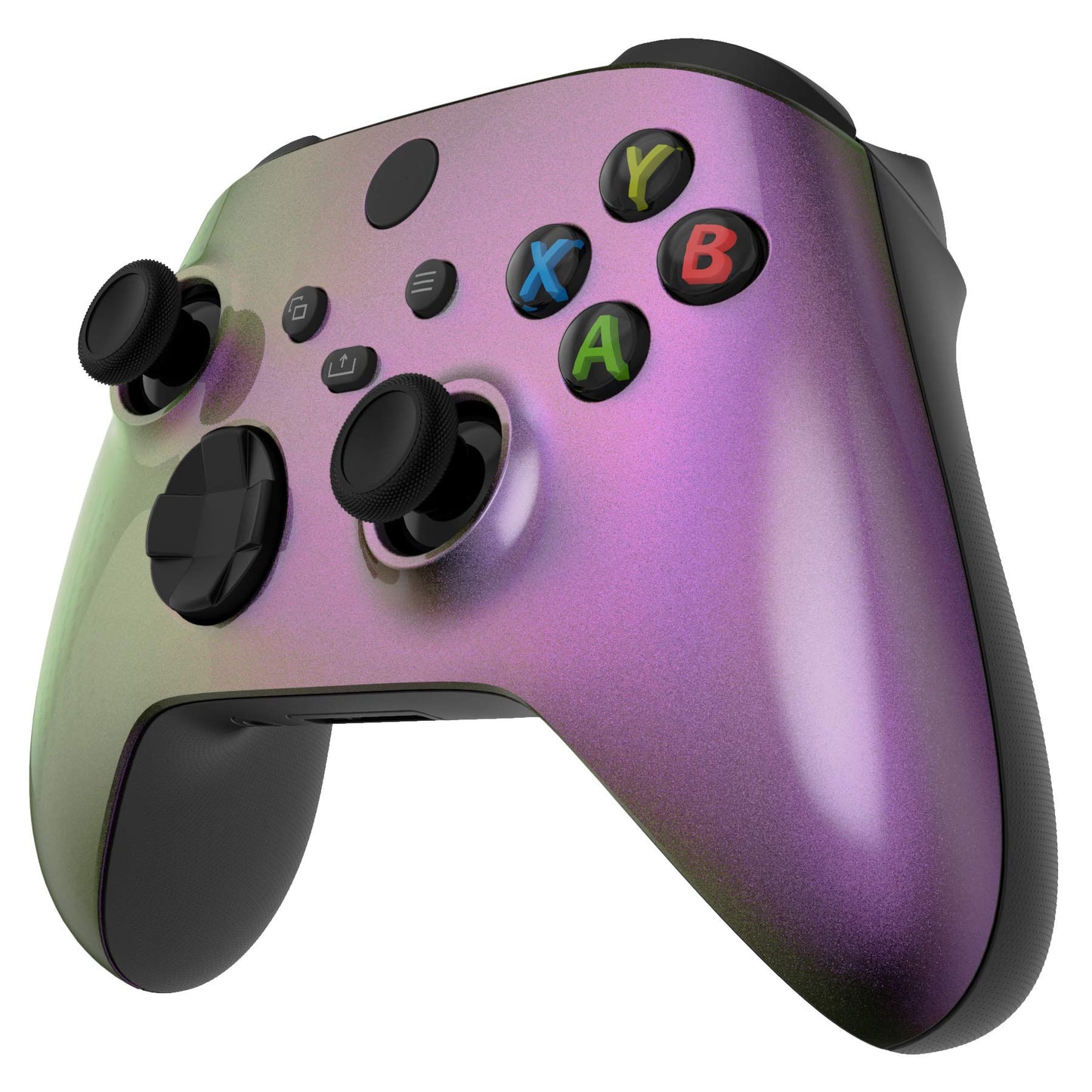 eXtremeRate Xbox Series X & S Controller Replacement Shell - Chameleon Red Gold, Custom Plastic Faceplate, Model FX3P340