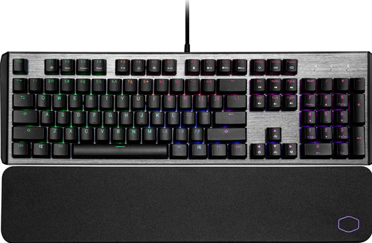 Cooler Master CK550 V2 Gaming Mechanical Keyboard Brown Switch with RGB Backlighting, On-The-Fly Controls, and Hybrid Key Rollov