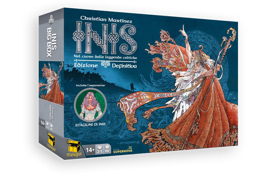 Studio Supernova - Inis Big Box - Complete Territory Control Game of the Inis Seasons Expansion, 2-5 Players, 14+, Italian Editi