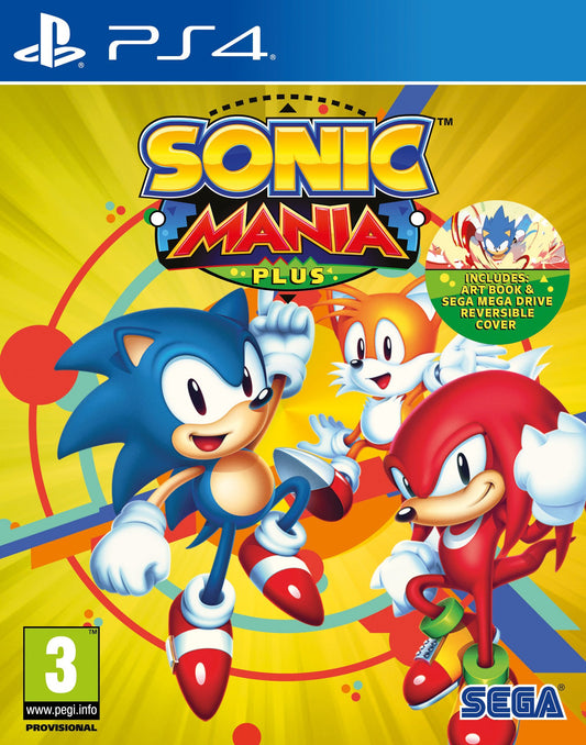 SEGA Sonic Mania Plus for PS4 - Model SEGA20.UK.22ST - Classic Platformer Game