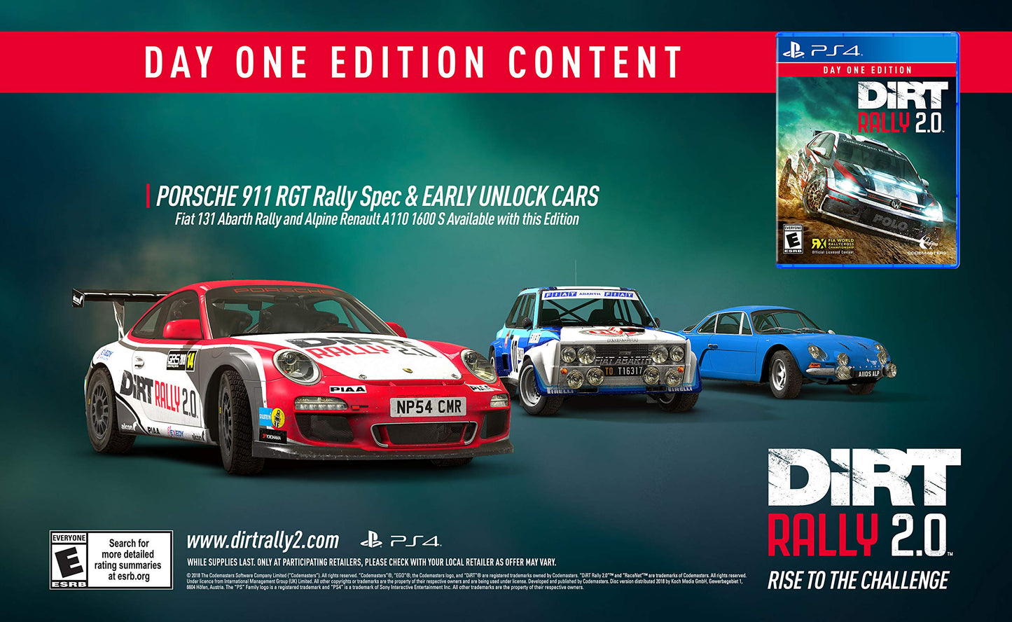 Deep Silver DiRT Rally 2.0 - PlayStation 4 (Renewed) - Racing Game for PS4