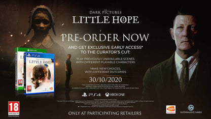 BANDAI The Dark Pictures Anthology: Little Hope for PS4 - Model 113444, Horror Adventure Game