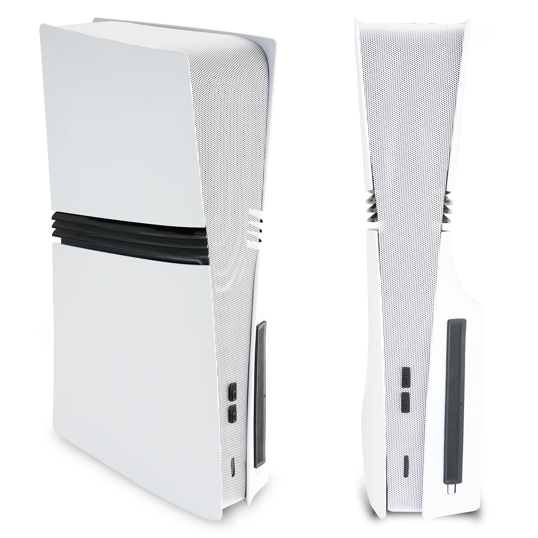 PlayVital PS5 Pro Dust Filter & Silicone Plug Set, Anti-Dust Protection, Easy Installation, White