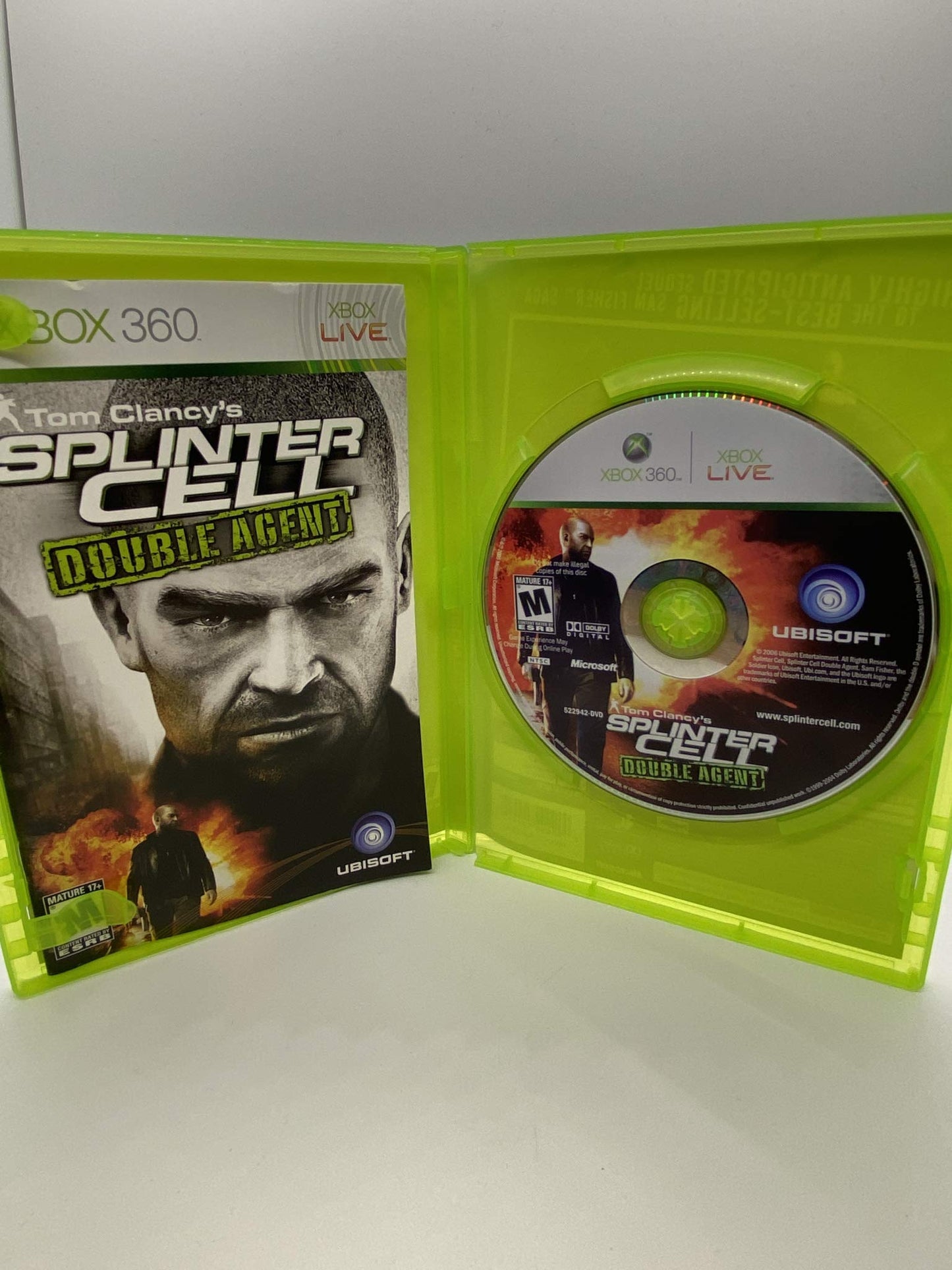 Ubisoft Tom Clancy's Splinter Cell Double Agent - Xbox 360 Game, Model 8888522942