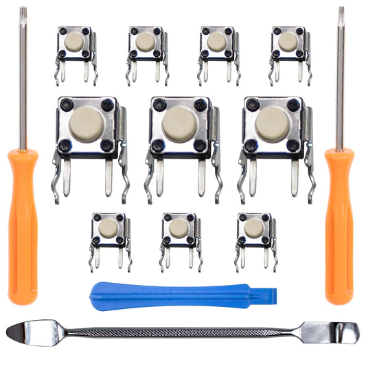 SOSS gAMINg 2021 Tactile Switch Repair Kit for Xbox One controllers Base Model  S  fine design Series 1  fine design Series 2 - RB LB Bumper Button Repair & Fix (10 Pack)