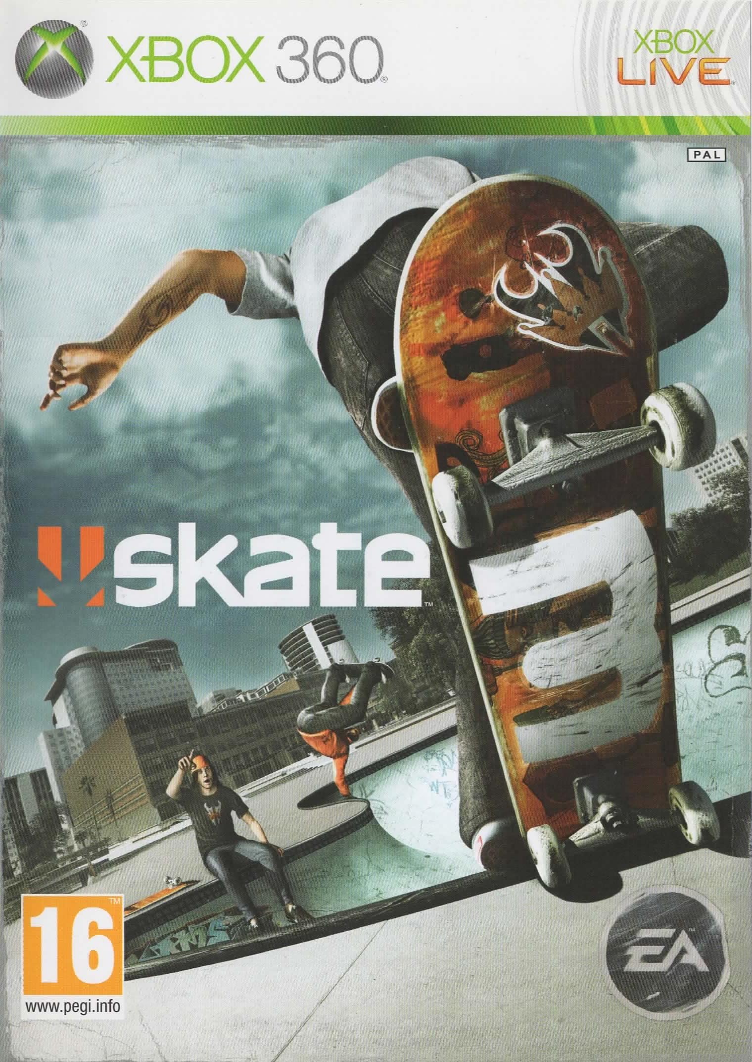 Electronic Arts Skate 3 for Xbox 360 - Model 4622, Action Sports Game