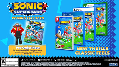 SEGA Sonic Superstars - PlayStation 4 Game, Model SEG63305PS4, Action-Adventure, Family-Friendly