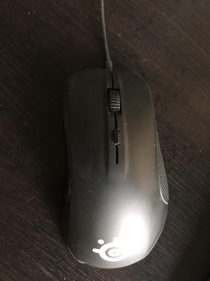 SteelSeries Rival 300 Optical Gaming Mouse - Black, Model 62351, Unspecified Material