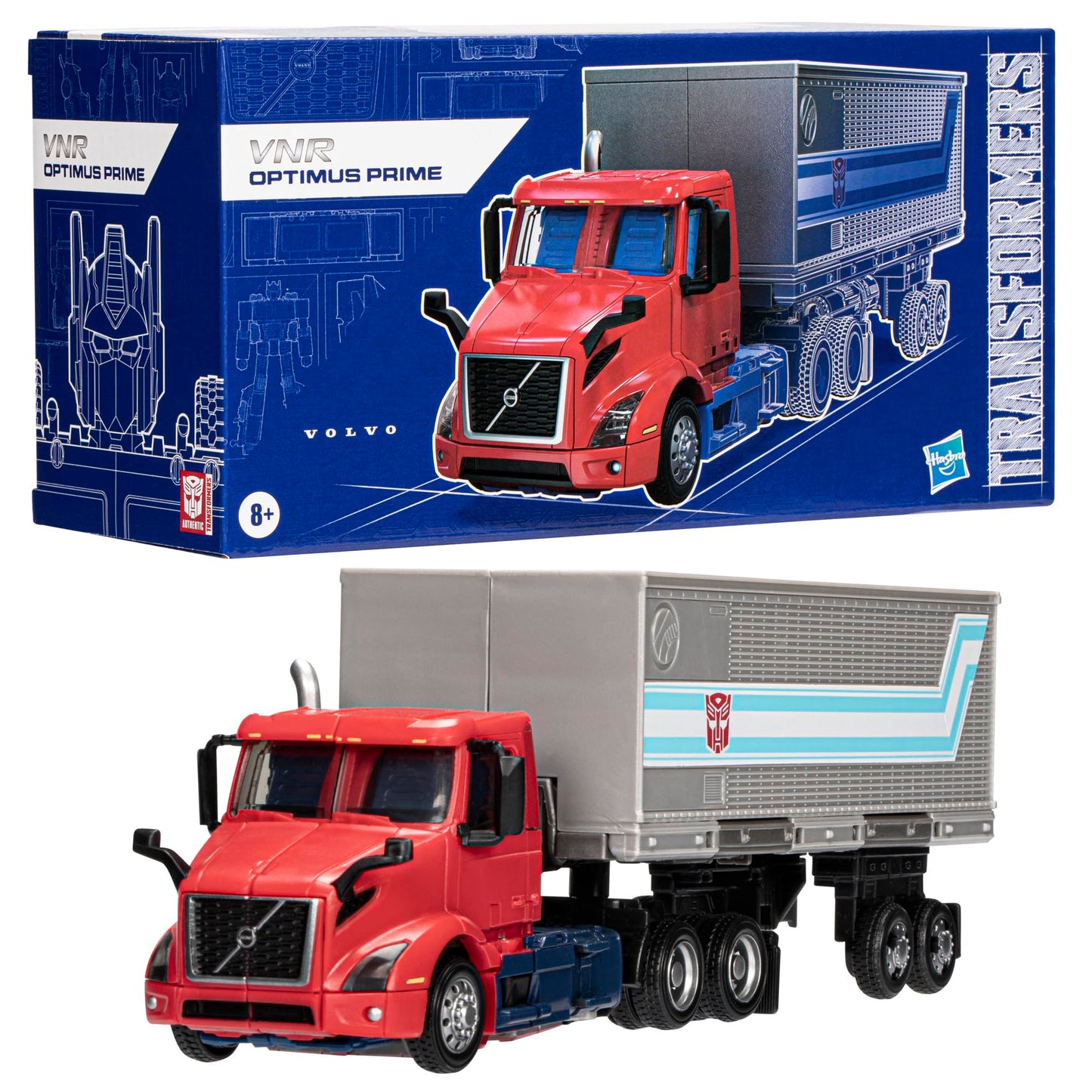 Transformers Generations Leader Class Volvo VNR 300 Optimus Prime Figurine 18 cm - Black