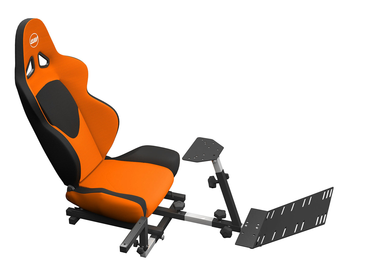 OpenWheeler Advanced Racing Seat Gaming Chair - Gear Shifter Mount, 33D x 25W x 22H in, Orange, Model OW-SV1FO