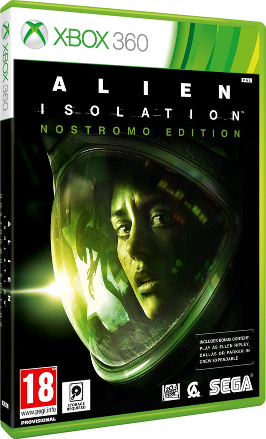 SEGA Alien: Isolation - Nostromo Edition for Xbox 360, Model 5055277023677