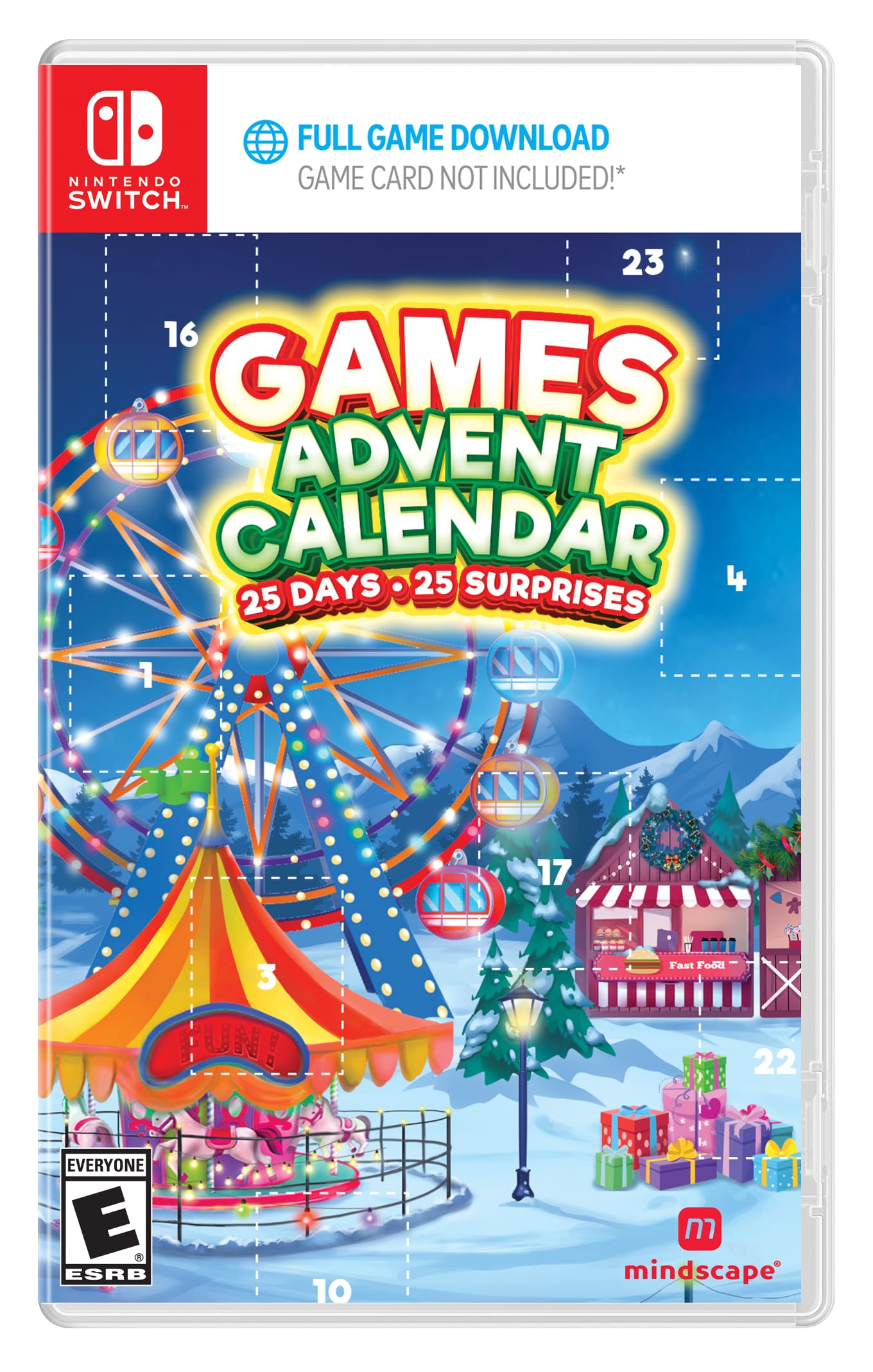 Mindscape Games Advent Calendar - 25 Days of Surprises for Nintendo Switch