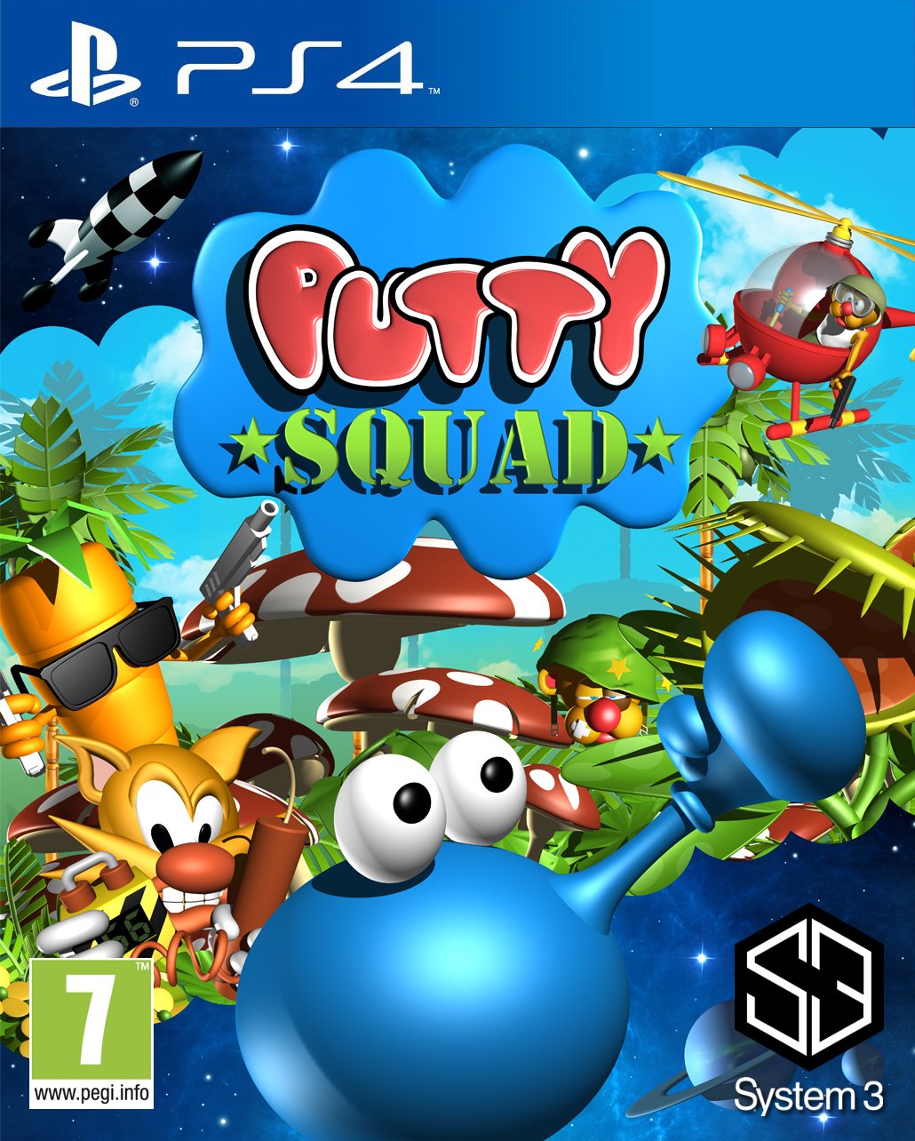 System 3 Putty Squad for PS4 - Model 204469, Action-Adventure Gameplay, Engaging Platformer Experience
