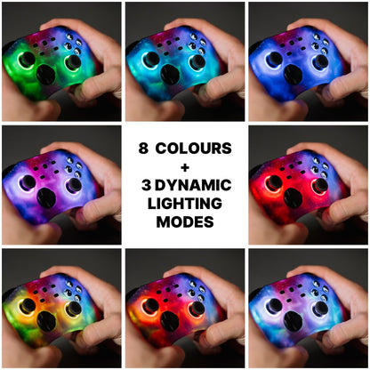 Surge Wireless Pro Controller - Multi-Platform Bluetooth Gamepad, Grey Camo, Model SG60080, Programmable with Rumble & Motion Controls