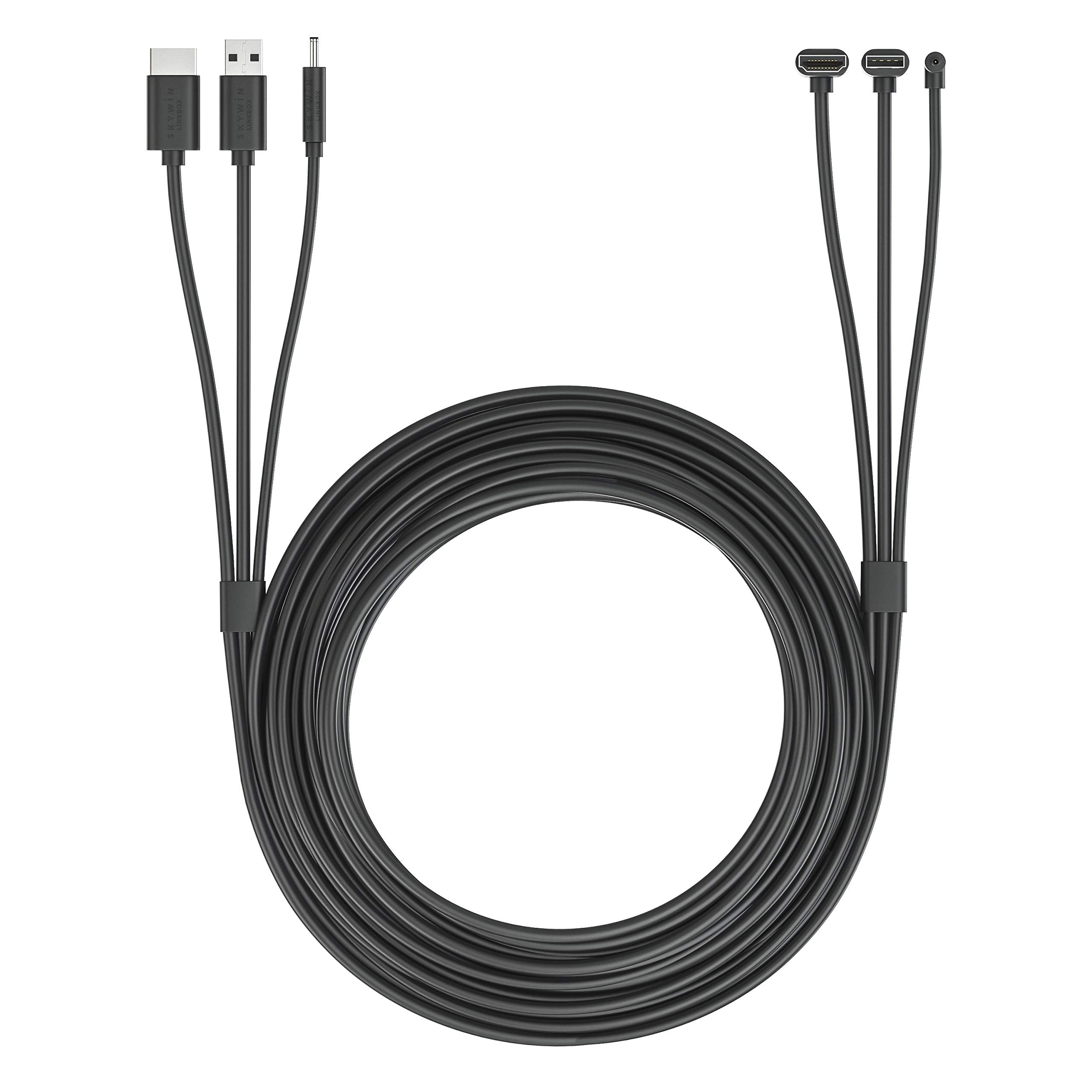 Skywin 3-in-1 Flat HTC Vive Compatible Cable - Replacement for HTC Viv ...