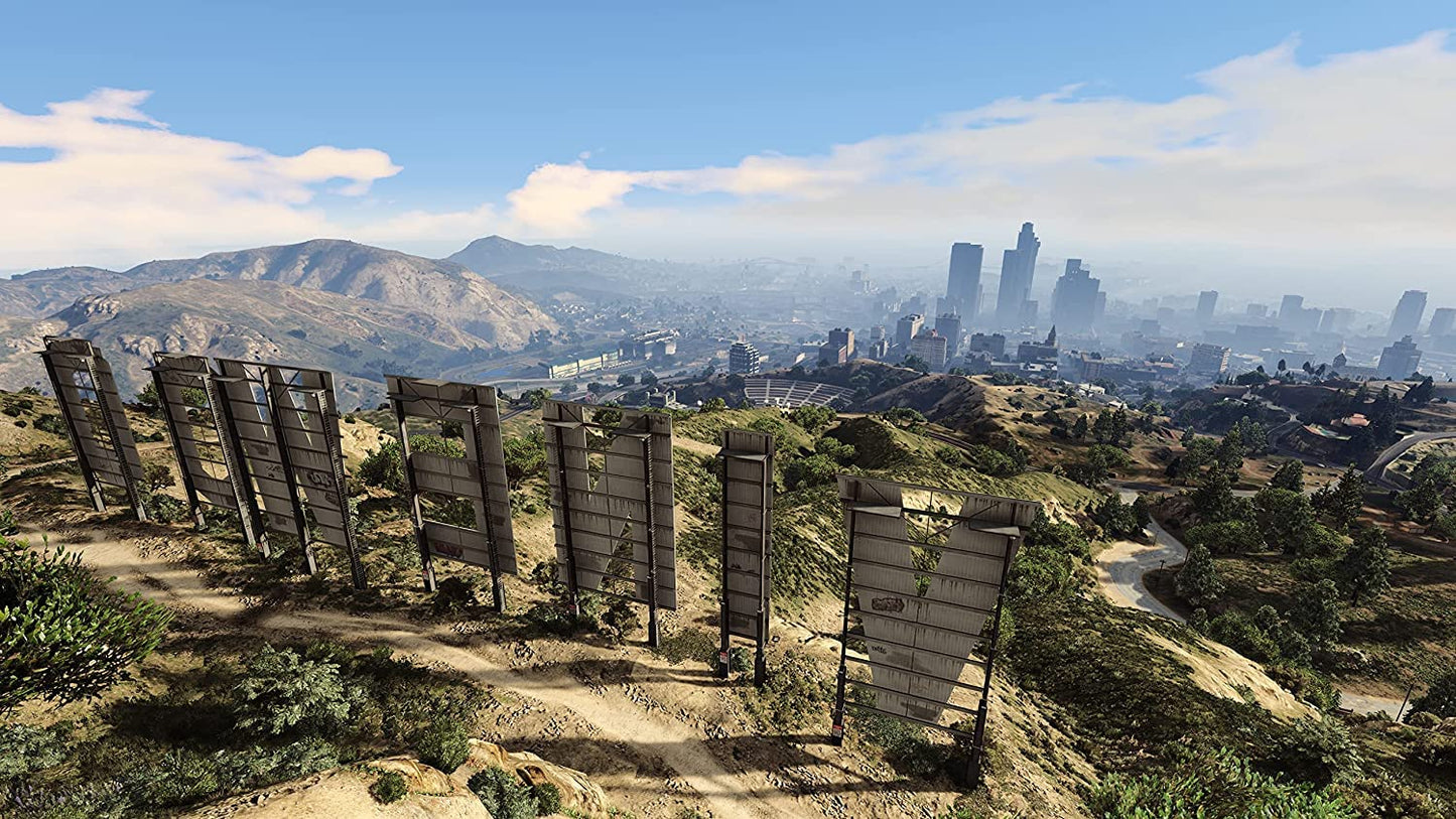 Grand Theft Auto V - Action-Adventure Video Game for PS4/Xbox One/PC