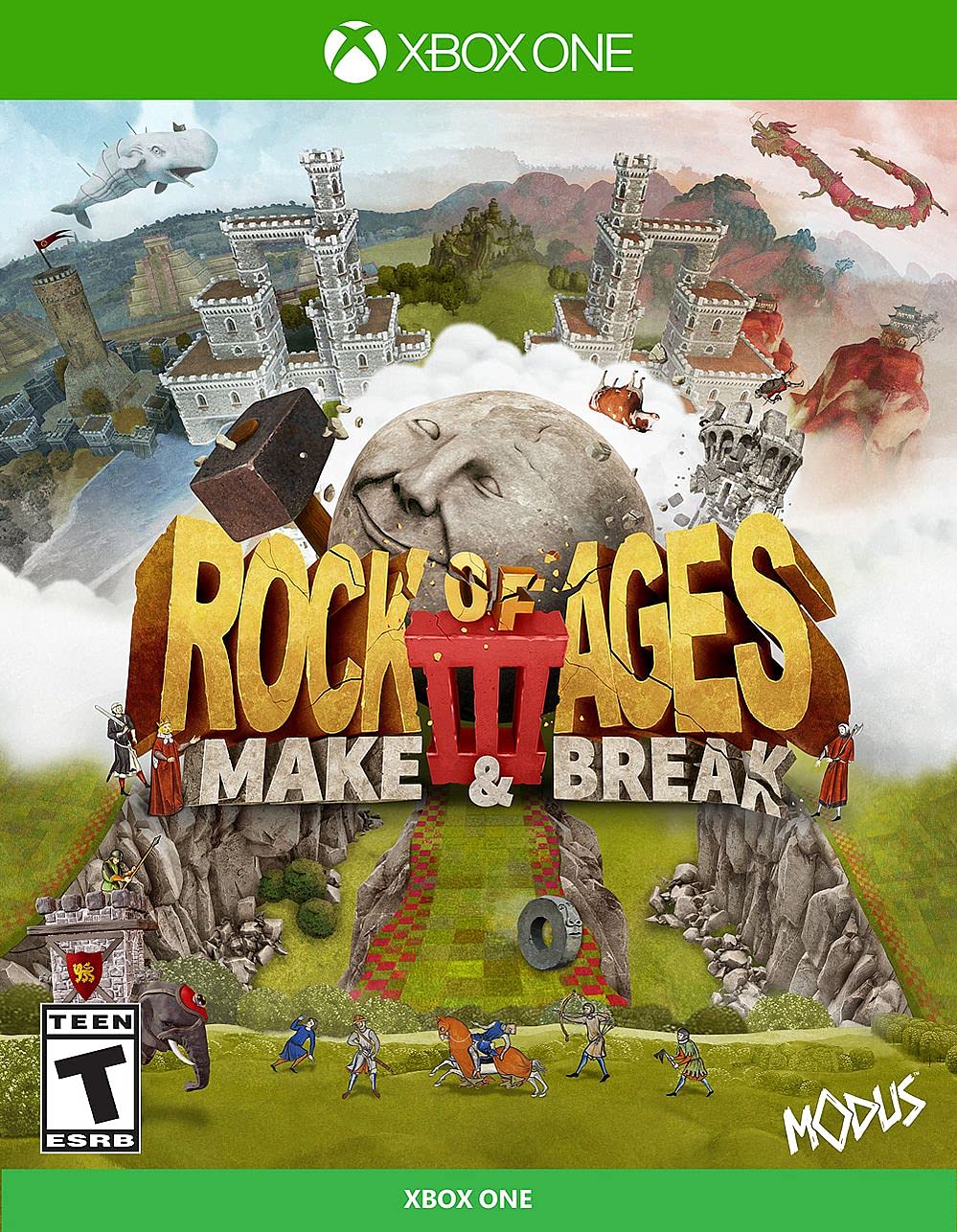 Maximum Entertainment Rock of Ages 3: Make & Break - Xbox One, Model 351541