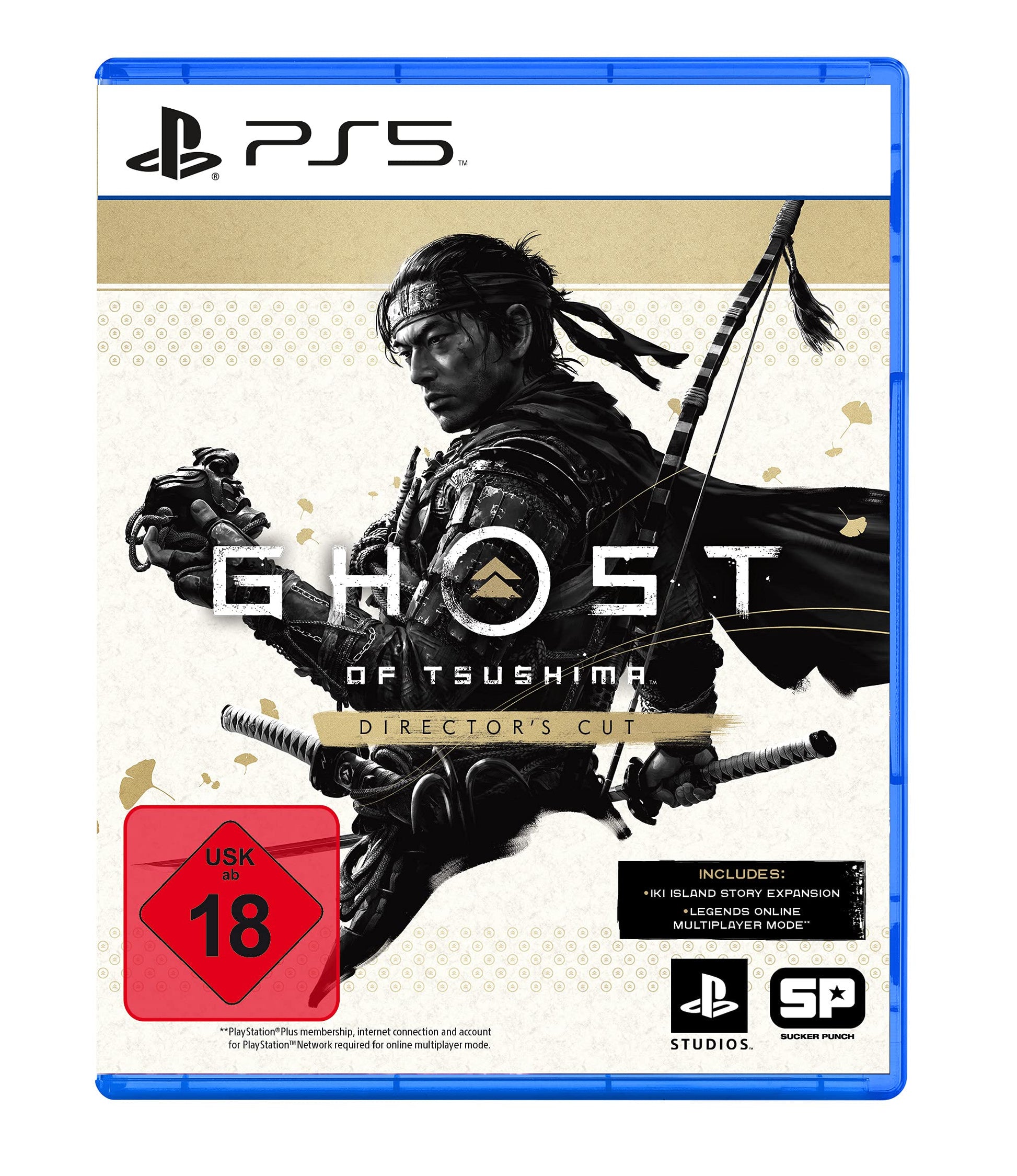 PlayStation Ghost of Tsushima Directors Cut for PS5 - Action-Adventure Game, Model NY-0906-LSSW48