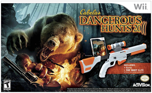 Cabelas Dangerous Hunts 2011 with Top Shot Elite - Nintendo Wii