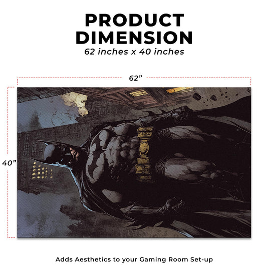 Dark Knight Batman Decor Rug- 62x40 inches